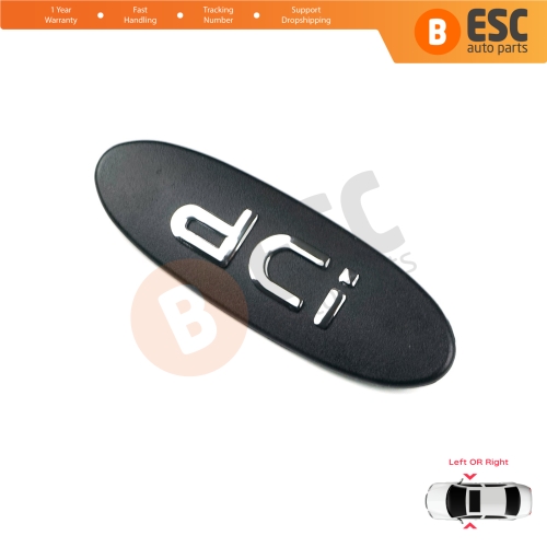 Black dCi Logo Badge Monogram Emblem for Renault Clio MK2 BB CB SB Kangoo MK1 KC0 FC0 1997-2009 8200083505