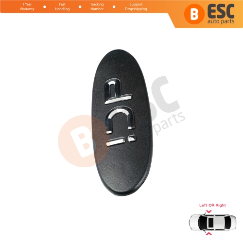 Black dCi Logo Badge Monogram Emblem for Renault Clio MK2 BB CB SB Kangoo MK1 KC0 FC0 1997-2009 8200083505