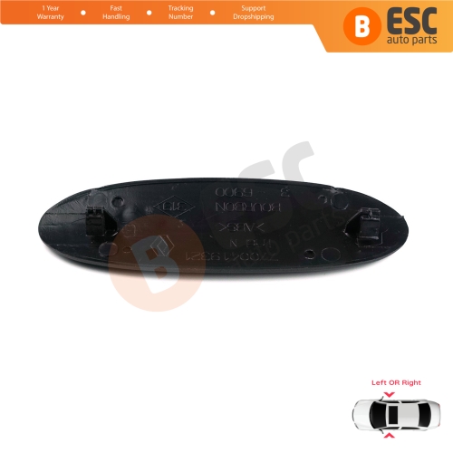 Black 1.6 16V Logo Badge Monogram Emblem for Renault Megane MK1 I 1996-2004 Scenic JA0/1 1996-2001 RX4 7700432873