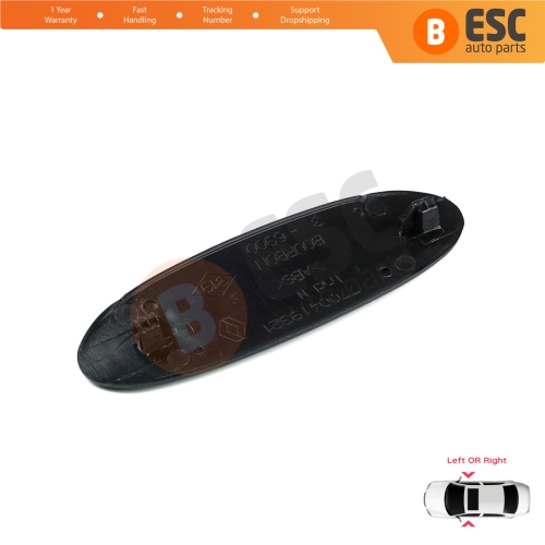 Black 1.6 16V Logo Badge Monogram Emblem for Renault Megane MK1 I 1996-2004 Scenic JA0/1 1996-2001 RX4 7700432873