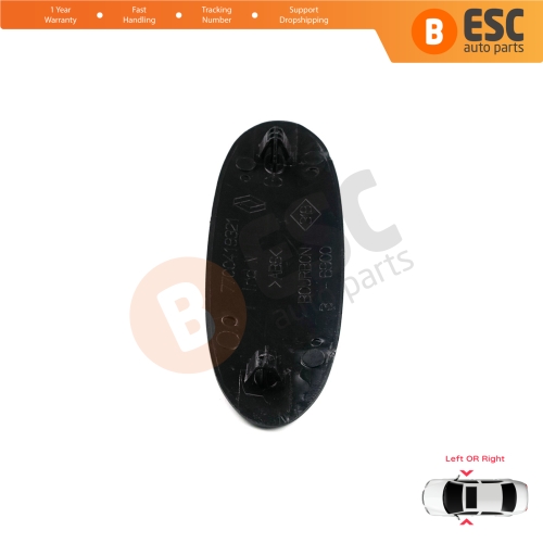 Black 1.6 16V Logo Badge Monogram Emblem for Renault Megane MK1 I 1996-2004 Scenic JA0/1 1996-2001 RX4 7700432873