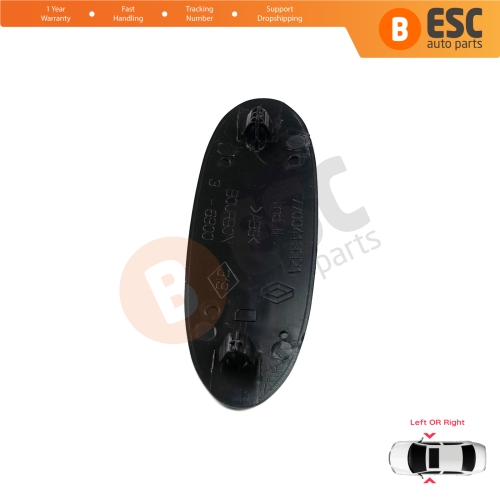 Black D65 Logo Badge Monogram Emblem for Renault Kangoo MK1 X76 KC0/1 Express 1997-2009 7700310092