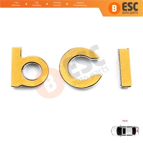 Rear Boot dCi Logo Badge Monogram for Renault Megane 3 Clio 3 4 Captur 1 Scenic 3 Fluence Koleos Twingo Lodgy 848907254R