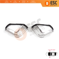Side Mirror Indicator Right and Left Lens for VW Crafter MK1 Mercedes Sprinter 906 2E0953049A 2E0953050A 