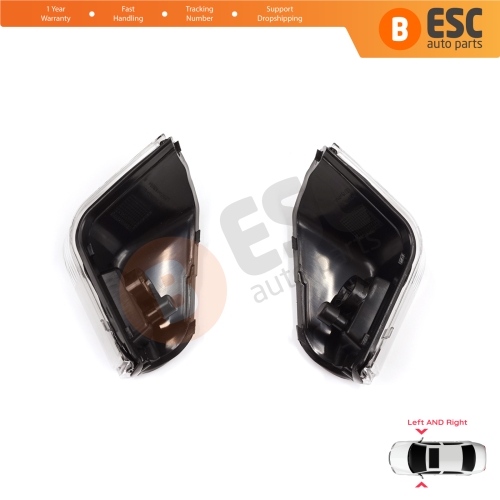 Side Mirror Indicator Right and Left Lens for VW Crafter MK1 Mercedes Sprinter 906 2E0953049A 2E0953050A 