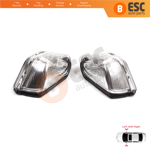 Side Mirror Indicator Right and Left Lens for VW Crafter MK1 Mercedes Sprinter 906 2E0953049A 2E0953050A 
