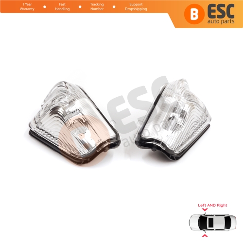 Side Mirror Indicator Right and Left Lens for VW Crafter MK1 Mercedes Sprinter 906 2E0953049A 2E0953050A 