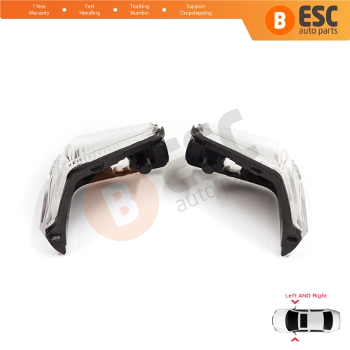 Side Mirror Indicator Right and Left Lens for VW Crafter MK1 Mercedes Sprinter 906 2E0953049A 2E0953050A 