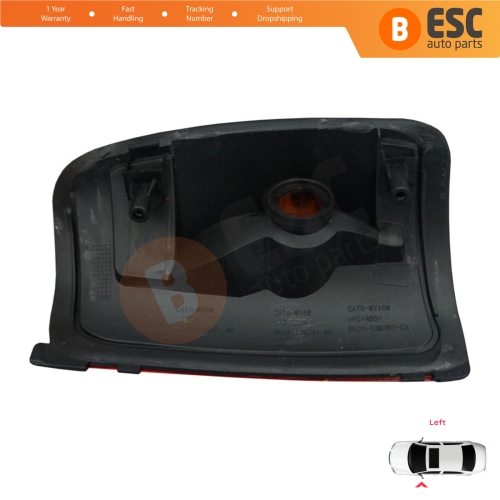 Left Side Door Wing Mirror Amber Indicator Signal Lamp Lens for Ford Transit MK8 T18 V363 2013-On 1847388 