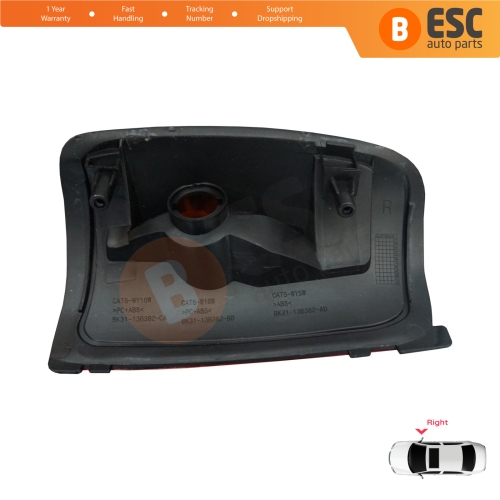 Right Side Door Wing Mirror Amber Signal Indicator Lamp Lens for Ford Transit MK8 T18 V363 2013-On 1847390