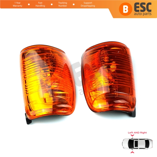 Side Door Wing Mirror Amber Indicator Lamp Lens Left Right for Ford Transit MK8 T18 V363 2013-On 1847390 1847388 