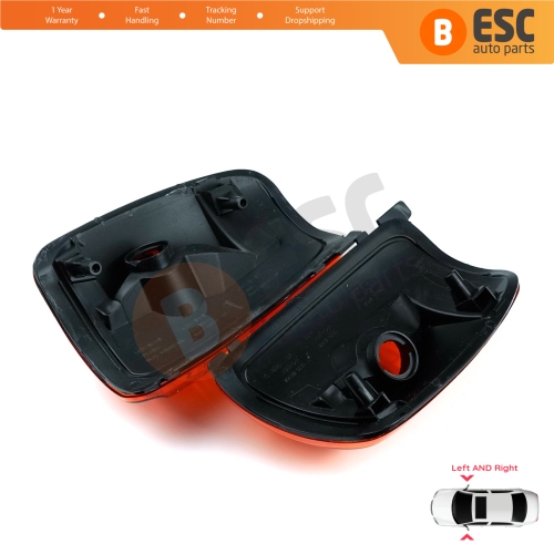 Side Door Wing Mirror Amber Indicator Lamp Lens Left Right for Ford Transit MK8 T18 V363 2013-On 1847390 1847388 