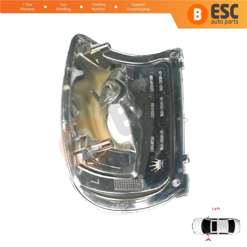 Left Side Door Wing Mirror White Clear Indicator Lamp Lens for Ford Transit MK8 T18 V363 2013-On 1847387 