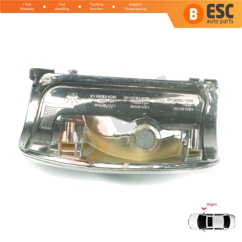 Right Side Door Wing Mirror White Clear Indicator Lamp Lens for Ford Transit MK8 T18 V363 2013-On 1847389 