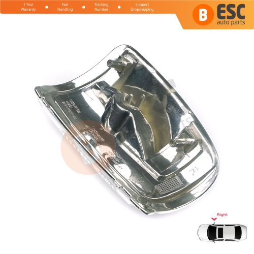 Right Side Door Wing Mirror White Clear Indicator Lamp Lens for Ford Transit MK8 T18 V363 2013-On 1847389 