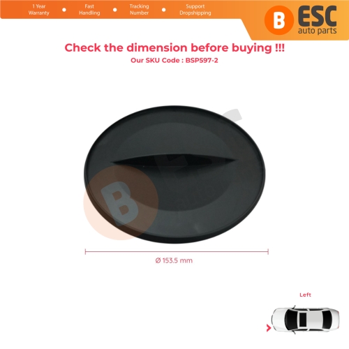 Headlight Splash Guard Flap Cover Left Side 7701055351 for Renault Megane MK2