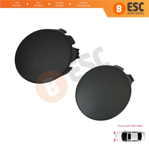 Front Bumper Fog Lamp Plug Light Hole Cover Cap Left and Right For Renault Clio MK2 II BB CB Symbol Thalia MK1 I LB 1998-2016 7701209099