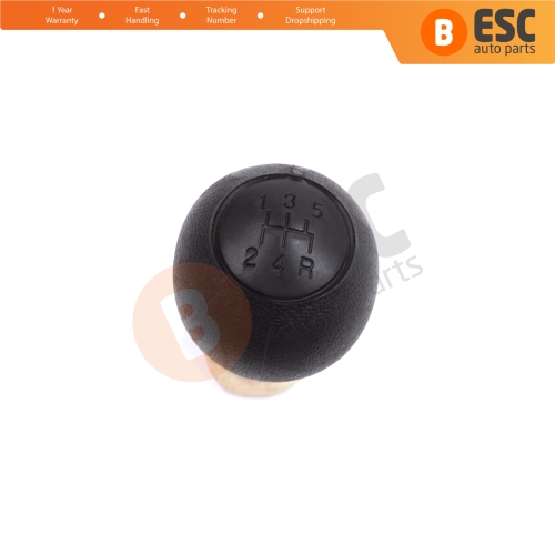 5 Speed Gear Shift Stick Knob Black For Fiat Doblo MK1 119 223 2000-2010 735330197