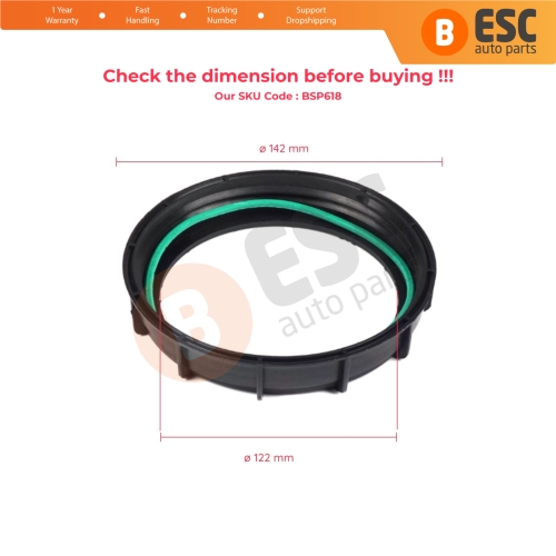 Fuel Tank Sender Unit Pump Locking Seal Cover O Ring for Renault Dacia Mercedes Nissan Smart Mitsubishi 7701207449