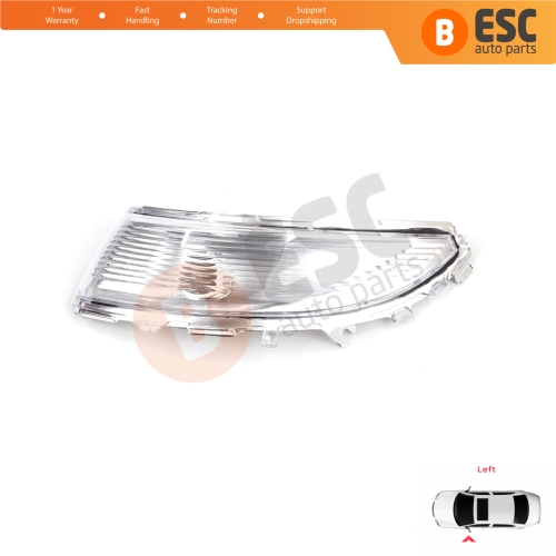 Side Mirror Indicator Blinker Left Lens for Renault Clio MK4 Captur MK1 Zoe Nissan Micra MK5 261659450R