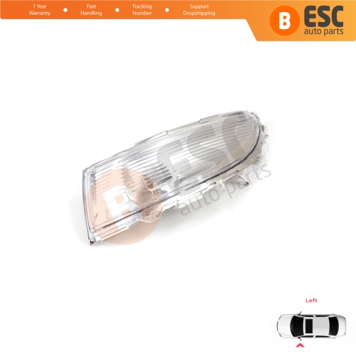Side Mirror Indicator Blinker Left Lens for Renault Clio MK4 Captur MK1 Zoe Nissan Micra MK5 261659450R