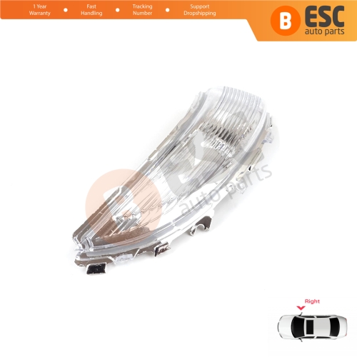 Side Mirror Indicator Blinker Right Lens for Renault Clio MK4 Captur MK1 Zoe Nissan Micra MK5 261604623R 