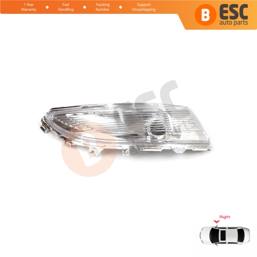 Side Mirror Indicator Blinker Right Lens for Renault Clio MK4 Captur MK1 Zoe Nissan Micra MK5 261604623R 