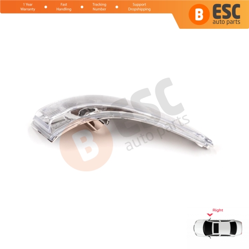 Side Mirror Indicator Blinker Right Lens for Renault Clio MK4 Captur MK1 Zoe Nissan Micra MK5 261604623R 