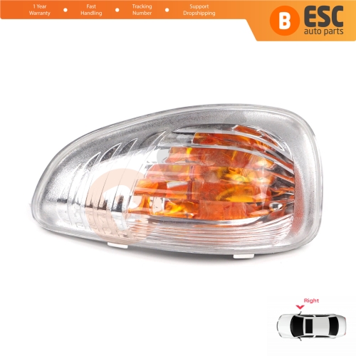 Side Mirror Indicator Right Lens for Renault Master MK3 Opel Vauxhall Movano B Nissan NV400 7485120620