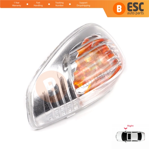 Side Mirror Indicator Right Lens for Renault Master MK3 Opel Vauxhall Movano B Nissan NV400 7485120620