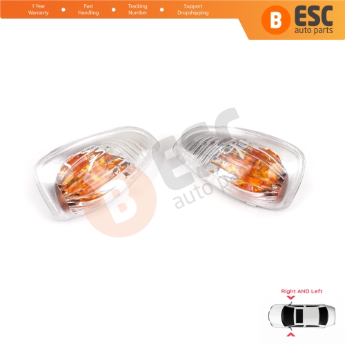 Side Mirror Indicator Right Left Lens Orange Color for Renault Master MK3 Opel Vauxhall Movano B Nissan NV400 7485120621 7485120620