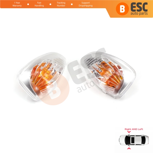 Side Mirror Indicator Right Left Lens Orange Color for Renault Master MK3 Opel Vauxhall Movano B Nissan NV400 7485120621 7485120620