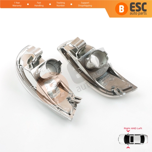 Side Mirror Indicator Right and Left Lens for Renault Symbol MK3 Dacia Logan Sandero MK2 261653175R 261600977R