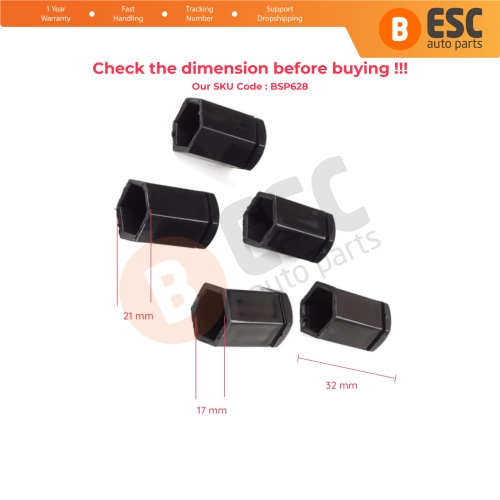 5 Pieces Wheel Bolt Screw Cover Nut Cap Black Plastic 32 mm for Opel Vauxhall Adam Astra G H Corsa C D E Meriva A B Signum Vectra C Zafira A 13160977