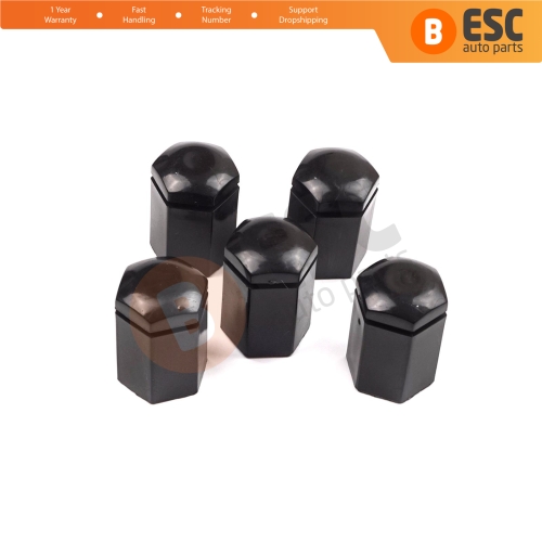 5 Pieces Wheel Bolt Screw Cover Nut Cap Black Plastic 32 mm for Opel Vauxhall Adam Astra G H Corsa C D E Meriva A B Signum Vectra C Zafira A 13160977
