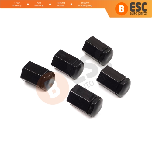 5 Pieces Wheel Bolt Screw Cover Nut Cap Black Plastic 32 mm for Opel Vauxhall Adam Astra G H Corsa C D E Meriva A B Signum Vectra C Zafira A 13160977