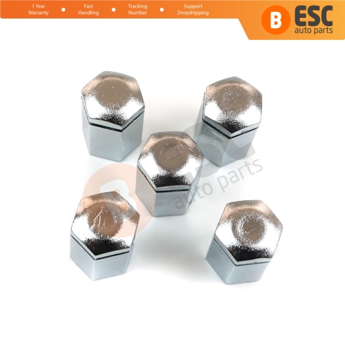 5 Pieces Wheel Bolt Screw Cover Nut Cap Chrome Color Plastic 32 mm for Opel Vauxhall Adam Astra G H Corsa C D E Meriva A B Signum Vectra C Zafira A 13160977