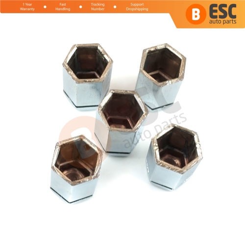 5 Pieces Wheel Bolt Screw Cover Nut Cap Chrome Color Plastic 32 mm for Opel Vauxhall Adam Astra G H Corsa C D E Meriva A B Signum Vectra C Zafira A 13160977