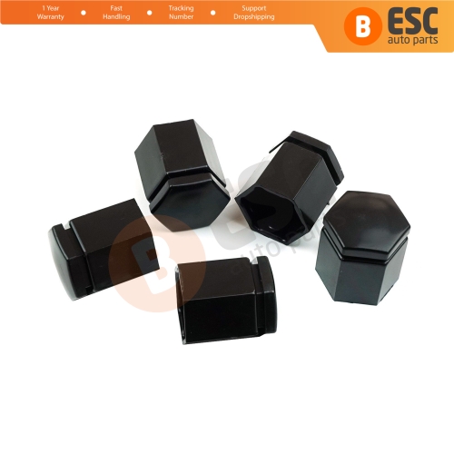 5 Pieces Wheel Bolt Screw Cover Nut Cap Black Plastic 26 mm for Opel Vauxhall Adam Astra G H Corsa C D E Meriva A B Signum Vectra C Zafira A 1008209