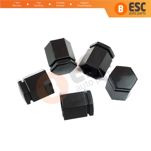 5 Pieces Wheel Bolt Screw Cover Nut Cap Black Plastic 26 mm for Opel Vauxhall Adam Astra G H Corsa C D E Meriva A B Signum Vectra C Zafira A 1008209