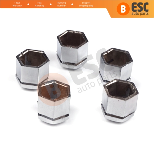 5 Pieces Car Wheel Bolt Screw Cover 1008209 90343694 Silver Color Plastic Cap for Vauxhall Opel GM 22.30 mm* 17 mm