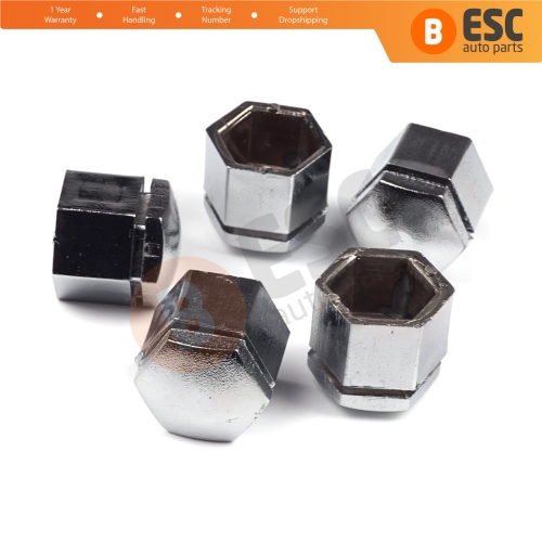 5 Pieces Car Wheel Bolt Screw Cover 1008209 90343694 Silver Color Plastic Cap for Vauxhall Opel GM 22.30 mm* 17 mm