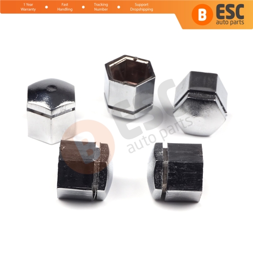5 Pieces Car Wheel Bolt Screw Cover 1008209 90343694 Silver Color Plastic Cap for Vauxhall Opel GM 22.30 mm* 17 mm