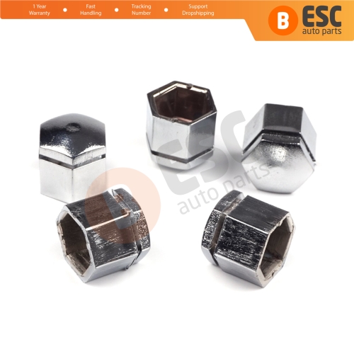 5 Pieces Car Wheel Bolt Screw Cover 1008209 90343694 Silver Color Plastic Cap for Vauxhall Opel GM 22.30 mm* 17 mm