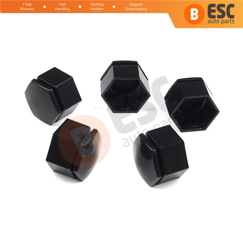 5 Pieces Car Wheel Bolt Screw Cover Black Plastic Cap 21 mm * 22 mm for Opel Insignia A G09 2008-2017 13283158