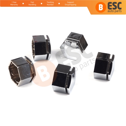 5 Pieces Car Wheel Bolt Screw Cover Chrome Color Plastic Cap 21 mm * 22 mm for Opel Insignia A G09 2008-2017 13283158