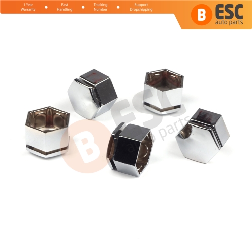 5 Pieces Car Wheel Bolt Screw Cover Chrome Color Plastic Cap 21 mm * 22 mm for Opel Insignia A G09 2008-2017 13283158
