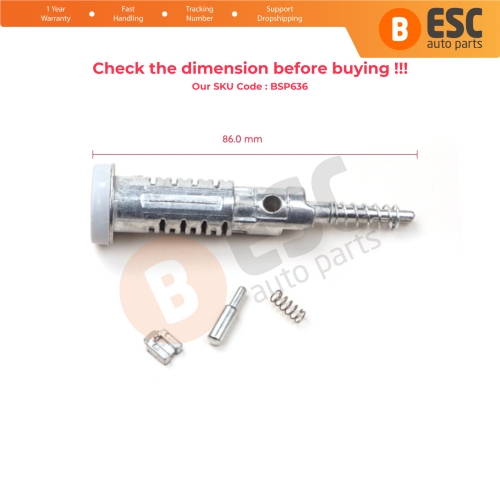 Steering Wheel Ignition Lock Barrel Locking Cylinder Shaft Rod HU100 For Vauxhall Opel Corsa Meriva A Combo Tigra Astra Vectra