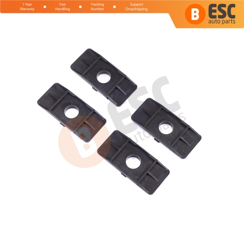 4 Pieces Front Fender Wing Plate Retaining Fixing Clips for Renault Clio Ypsilon MK2 Espace MK4 Thalia Scenic Megane MK1 7700412158 