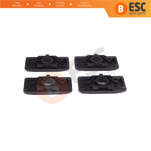 4 Pieces Front Fender Wing Plate Retaining Fixing Clips for Renault Clio Ypsilon MK2 Espace MK4 Thalia Scenic Megane MK1 7700412158 